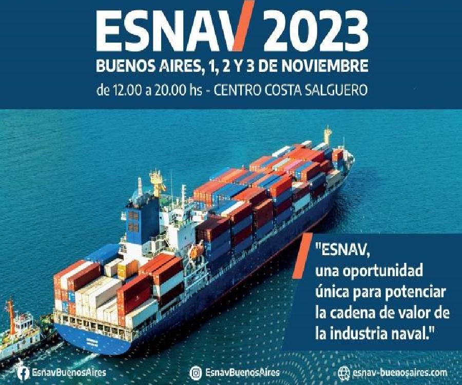 Se viene la feria de industria naval ESNAV 2023 en Costa Salguero